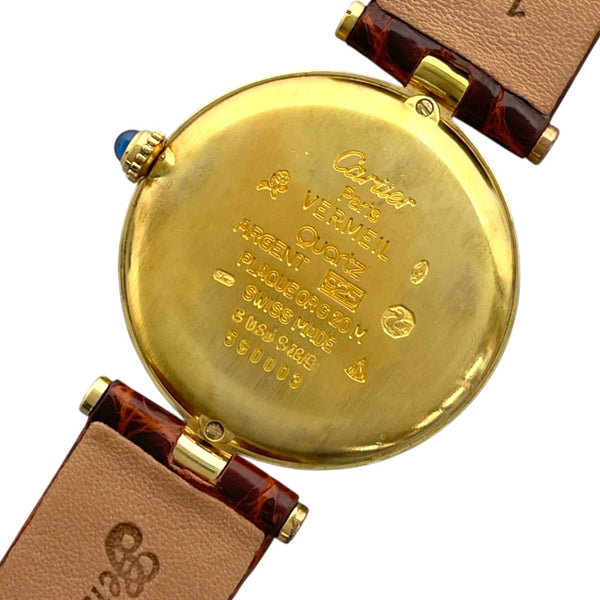 カルティエ Cartier マストヴァンドームヴェルメイユ 590003 ゴールド SV/GF クオーツ レディース 腕時計