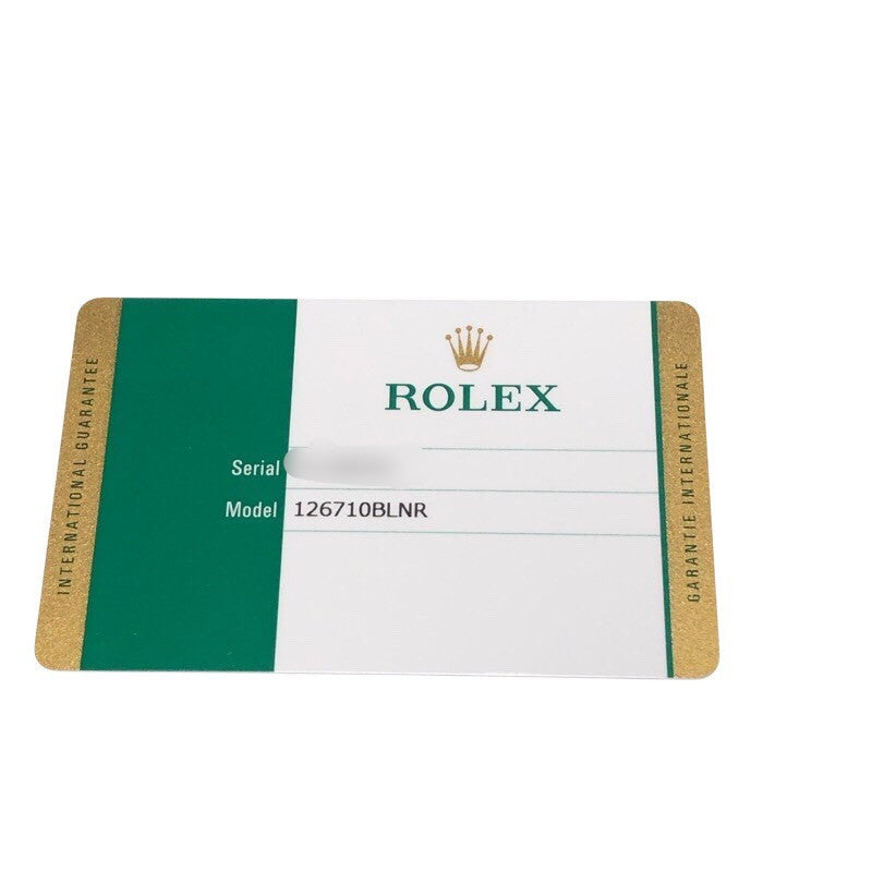 ロレックス ROLEX GMTマスター２ 126710BLNR SS レディース 腕時計