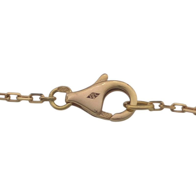 カルティエ Cartier ロゴドゥーブルダイヤネックレス Au750　ダイヤモンド ジュエリー