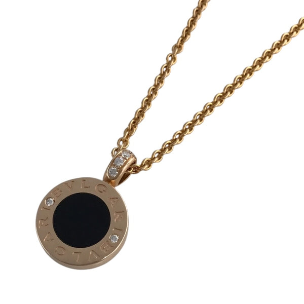 ブルガリ BVLGARI ブルガリブルガリネックレス Au750/ダイヤモンド/MOP/オニキス ジュエリー