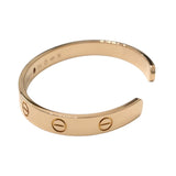 カルティエ Cartier オープンラブブレス Au750　ピンクサファイヤ ジュエリー