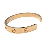 カルティエ Cartier オープンラブブレス Au750　ピンクサファイヤ ジュエリー
