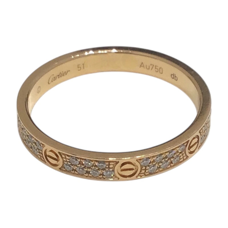 カルティエ Cartier ミニラブリング Au750 ダイヤモンド ジュエリー