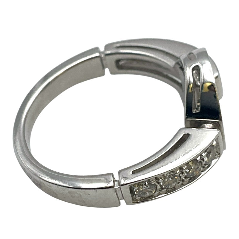 ブルガリ BVLGARI ブルガリブルガリサークルダイヤリング 750WG ジュエリー