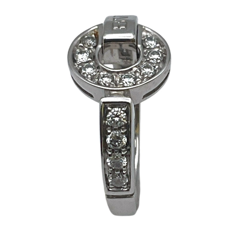 ブルガリ BVLGARI ブルガリブルガリサークルダイヤリング 750WG ジュエリー