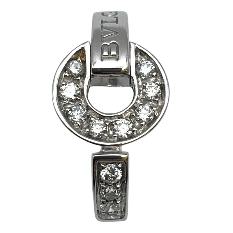 ブルガリ BVLGARI ブルガリブルガリサークルダイヤリング 750WG ジュエリー