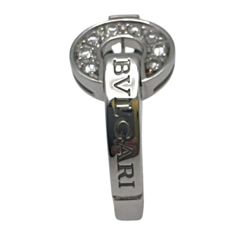 ブルガリ BVLGARI ブルガリブルガリサークルダイヤリング 750WG ジュエリー