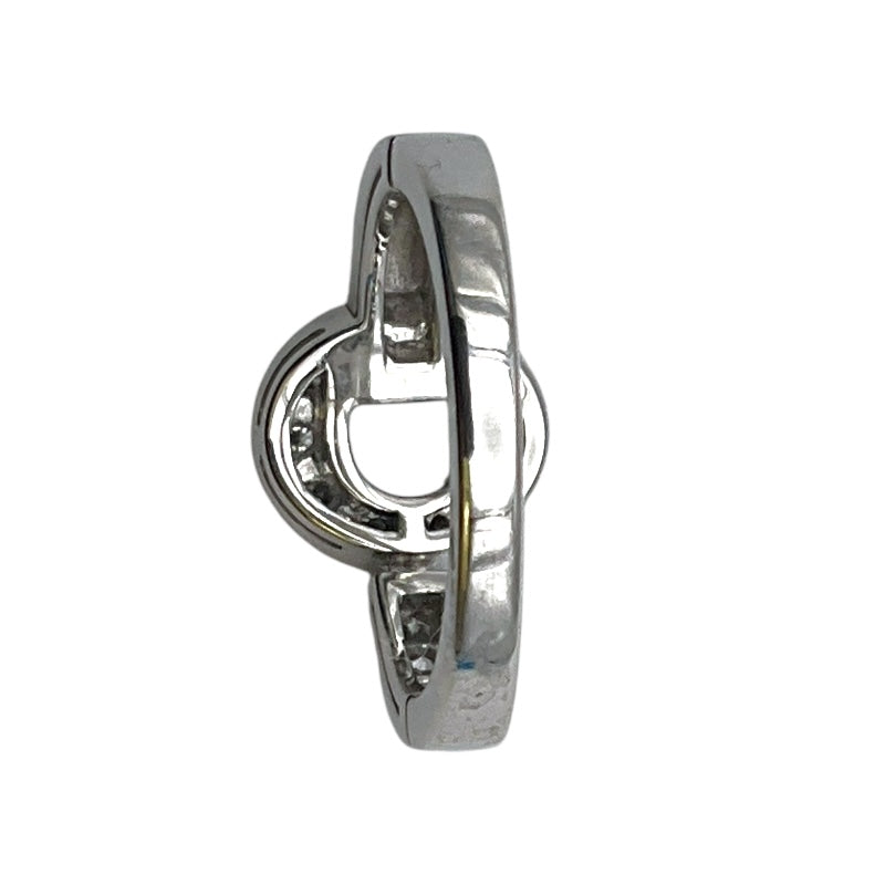 ブルガリ BVLGARI ブルガリブルガリサークルダイヤリング 750WG ジュエリー
