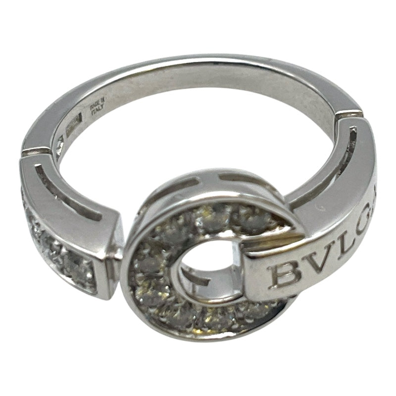 ブルガリ BVLGARI ブルガリブルガリサークルダイヤリング 750WG ジュエリー