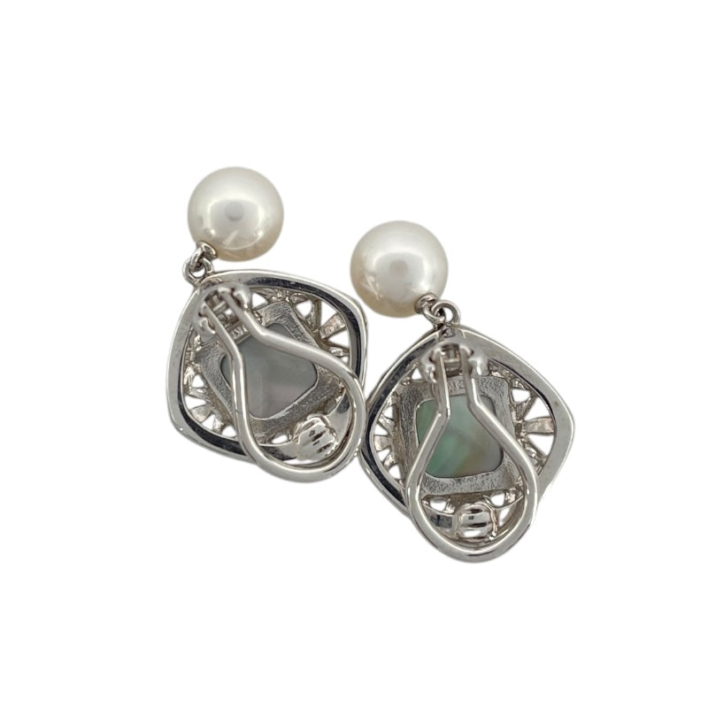 ミキモト MIKIMOTO ピクウェ イヤリング K18WG/パール