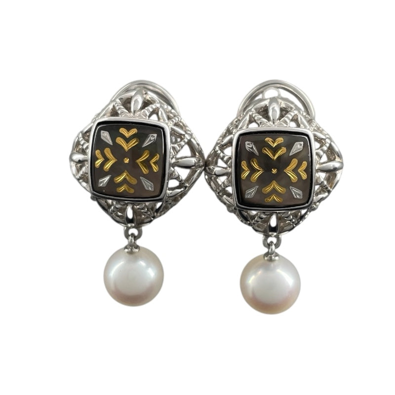 ミキモト MIKIMOTO ピクウェ イヤリング K18WG/パール ジュエリー