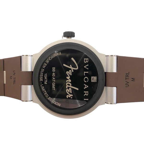ブルガリ BVLGARI アルミニウム　GMT フェンダー BB40ATGMT(104117) アルミ 自動巻き メンズ 腕時計