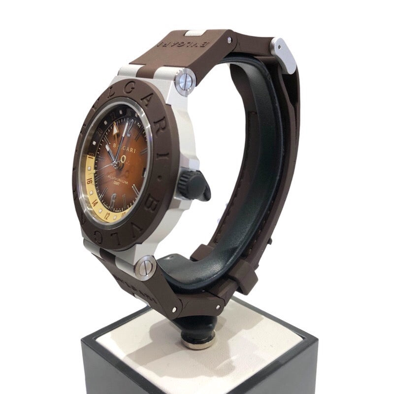 ブルガリ BVLGARI アルミニウム　GMT フェンダー BB40ATGMT(104117) アルミ 自動巻き メンズ 腕時計
