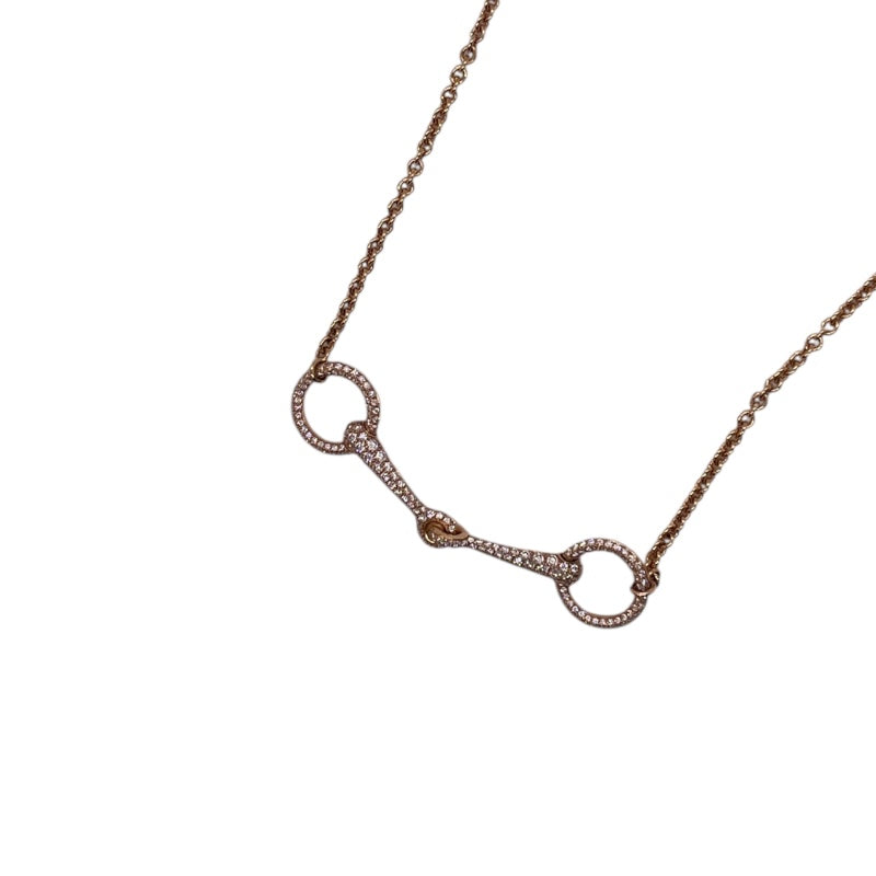 エルメス HERMES フィレドールLGネックレス K18ピンクゴールド ジュエリー