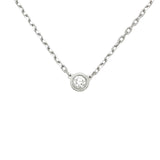 カルティエ Cartier ダムール ネックレス K18WG ダイヤモンド ジュエリー