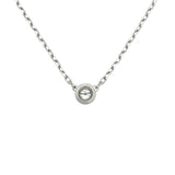 カルティエ Cartier ダムール ネックレス K18WG ダイヤモンド ジュエリー