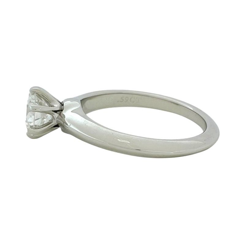 ティファニー TIFFANY＆CO ソリテール リング Pt950 ダイヤモンド ジュエリー