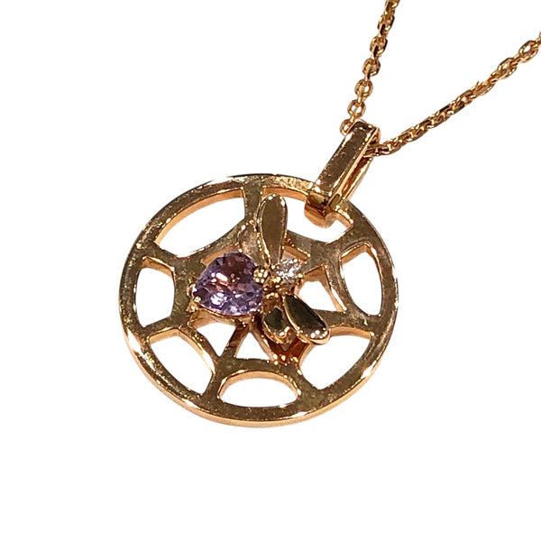 ショーメ CHAUMET アトラップモワスパイダーウェブビーネックレス K18ピンクゴールド 750PG ジュエリー
