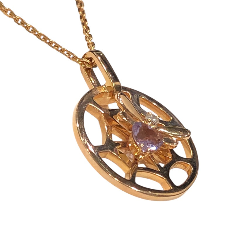 ショーメ CHAUMET アトラップモワスパイダーウェブビーネックレス K18ピンクゴールド 750PG ジュエリー