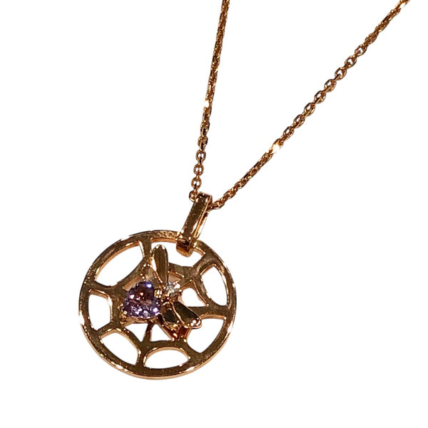 ショーメ CHAUMET アトラップモワスパイダーウェブビーネックレス K18ピンクゴールド 750PG ジュエリー