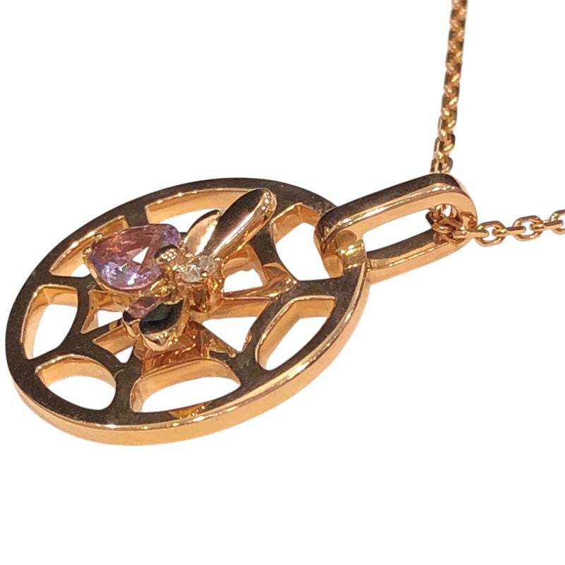 ショーメ CHAUMET アトラップモワスパイダーウェブビーネックレス K18ピンクゴールド 750PG ジュエリー