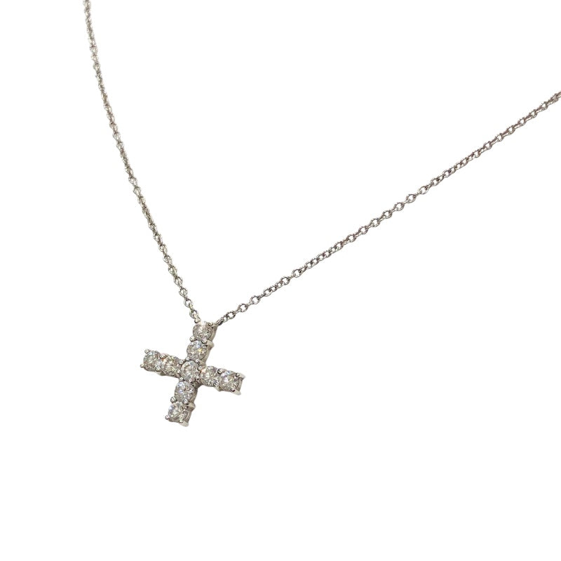 ハリーウィンストン HARRY WINSTON シンボルクロスミニネックレス ダイヤ プラチナ Pt950プラチナ ジュエリー