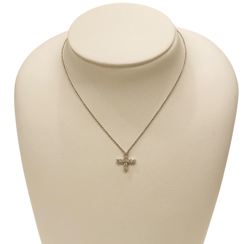 ハリーウィンストン HARRY WINSTON シンボルクロスミニネックレス ダイヤ プラチナ Pt950プラチナ ジュエリー