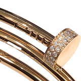 カルティエ Cartier ジュストアンクルダイヤブレス K18ピンクゴールド 750PG/ダイヤモンド ジュエリー