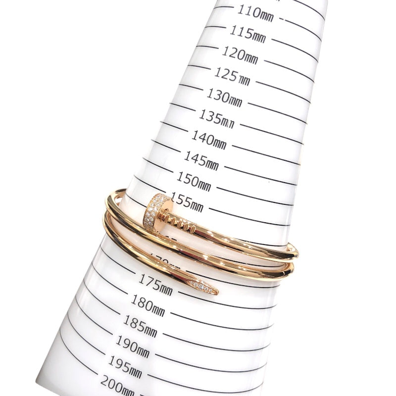 カルティエ Cartier ジュストアンクルダイヤブレス K18ピンクゴールド 750PG/ダイヤモンド ジュエリー