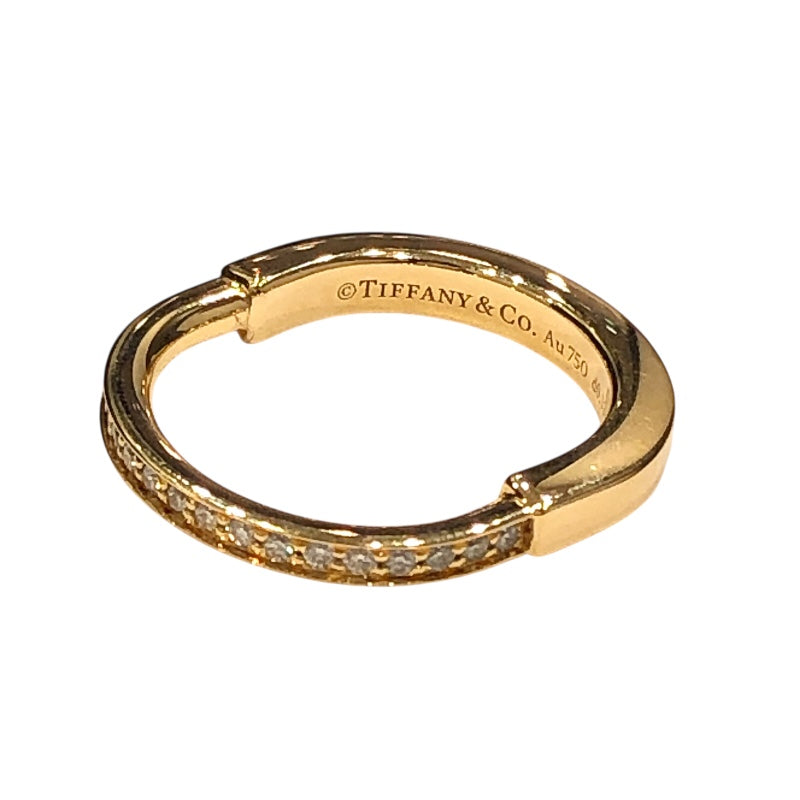 ティファニー TIFFANY＆CO ロックリング K18イエローゴールド 750イエローゴールド/ダイヤモンド ジュエリー
