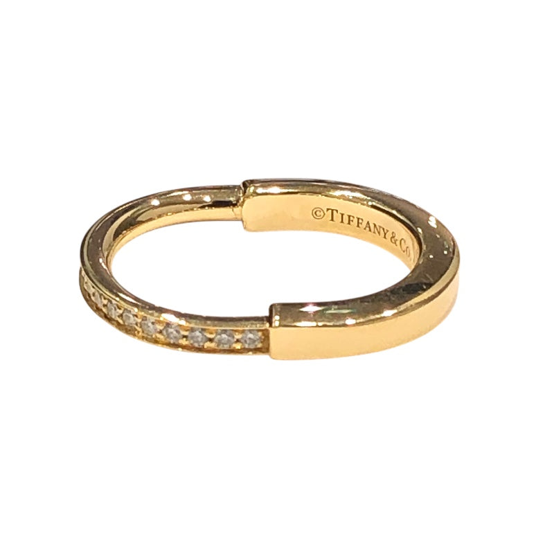ティファニー TIFFANY＆CO ロックリング K18イエローゴールド 750イエローゴールド/ダイヤモンド ジュエリー