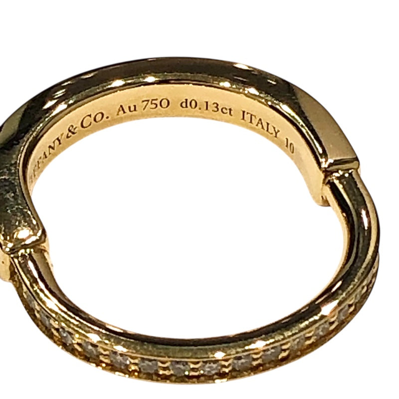 ティファニー TIFFANY＆CO ロックリング K18イエローゴールド 750イエローゴールド/ダイヤモンド ジュエリー