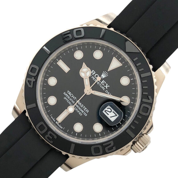 ロレックス ROLEX ヨットマスター42 226659 ブラック K18ホワイトゴールド G750WG メンズ 腕時計