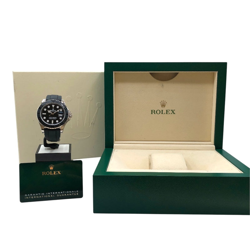 ロレックス ROLEX ヨットマスター42 226659 ブラック K18ホワイトゴールド G750WG メンズ 腕時計