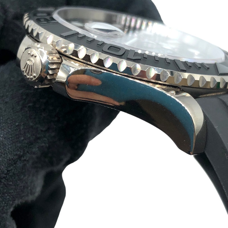 ロレックス ROLEX ヨットマスター42 226659 ブラック K18ホワイトゴールド G750WG メンズ 腕時計