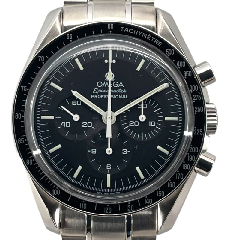 オメガ OMEGA スピードマスタープロフェッショナル 3572.50 ブラック SS 手巻き メンズ 腕時計