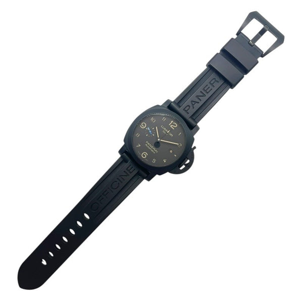 パネライ PANERAI ルミノール GMT PAM01441 ブラック セラミック/ラバーベルト 自動巻き メンズ 腕時計