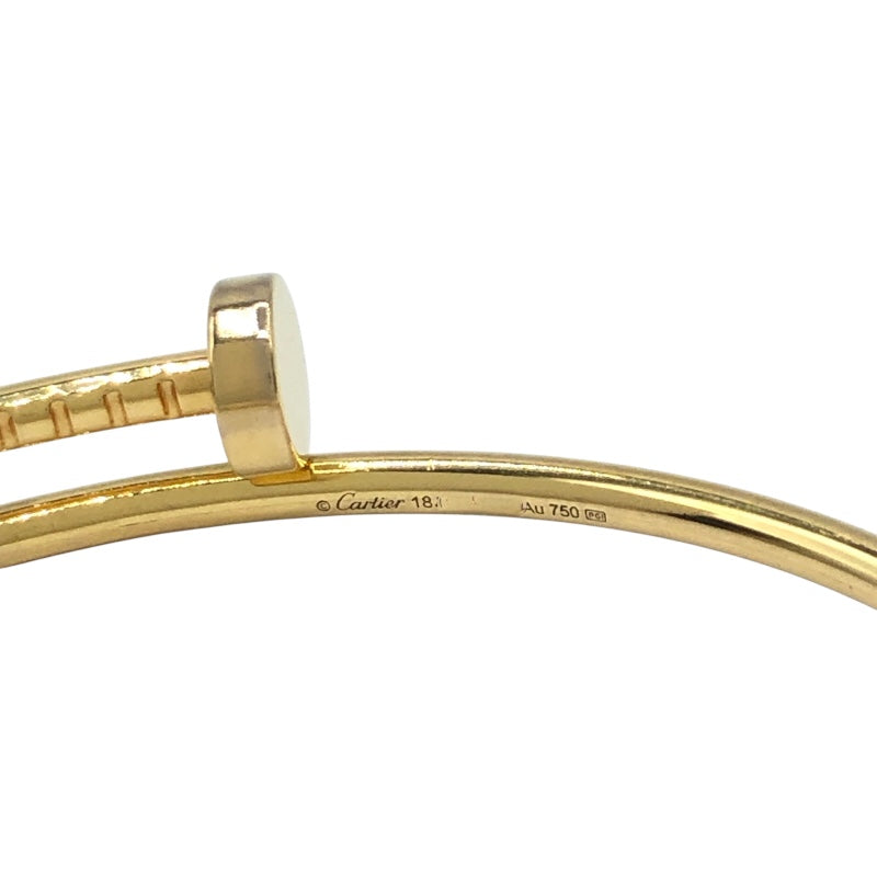 カルティエ Cartier ジュストアンクル ブレスレット SM K18YG ジュエリー