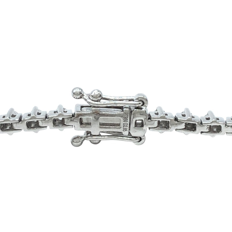 ダイヤモンドブレスレット K18WG/Pt950  ジュエリー