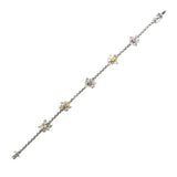 ダイヤモンドブレスレット K18WG/Pt950  ジュエリー
