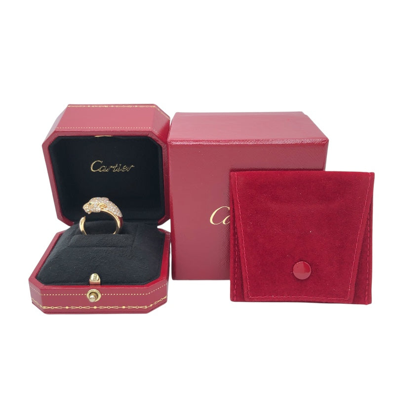 カルティエ Cartier パンテールドゥカルティエリングM K18YG ジュエリー