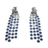 ヴァンクリーフ＆アーペル Van Cleef & Arpels ブリュム ド サフィール イヤリング K18WG ジュエリー