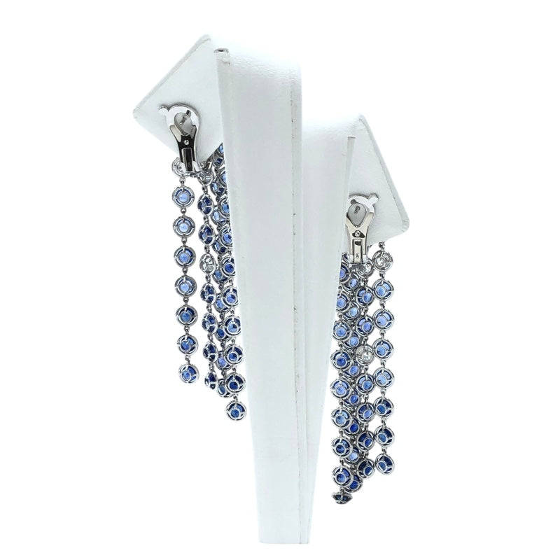 ヴァンクリーフ＆アーペル Van Cleef & Arpels ブリュム ド サフィール イヤリング K18WG ジュエリー