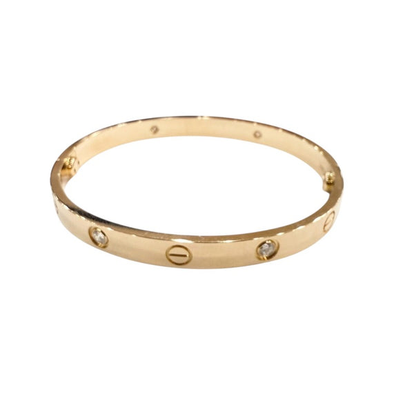 カルティエ Cartier ラブブレス 4Pダイヤ K18ピンクゴールド ジュエリー