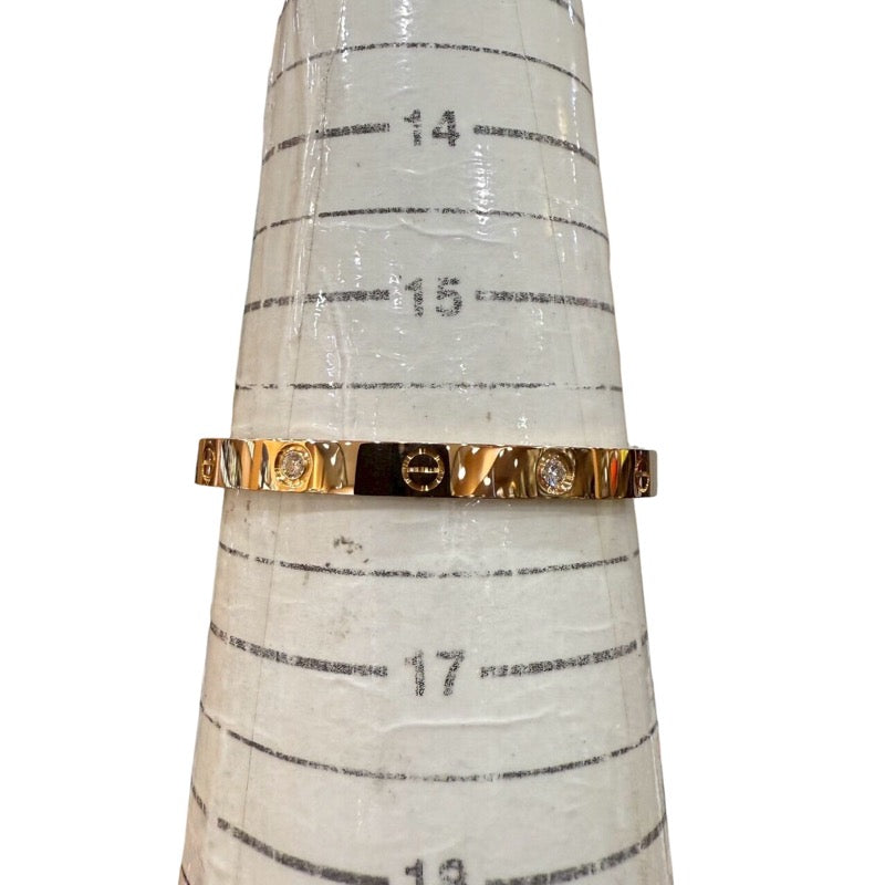 カルティエ Cartier ラブブレス 4Pダイヤ K18ピンクゴールド ジュエリー