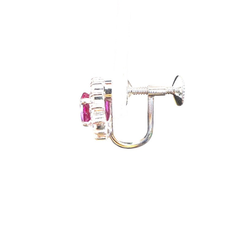 タサキ TASAKI ルビーイヤリング Pt900プラチナ ジュエリー