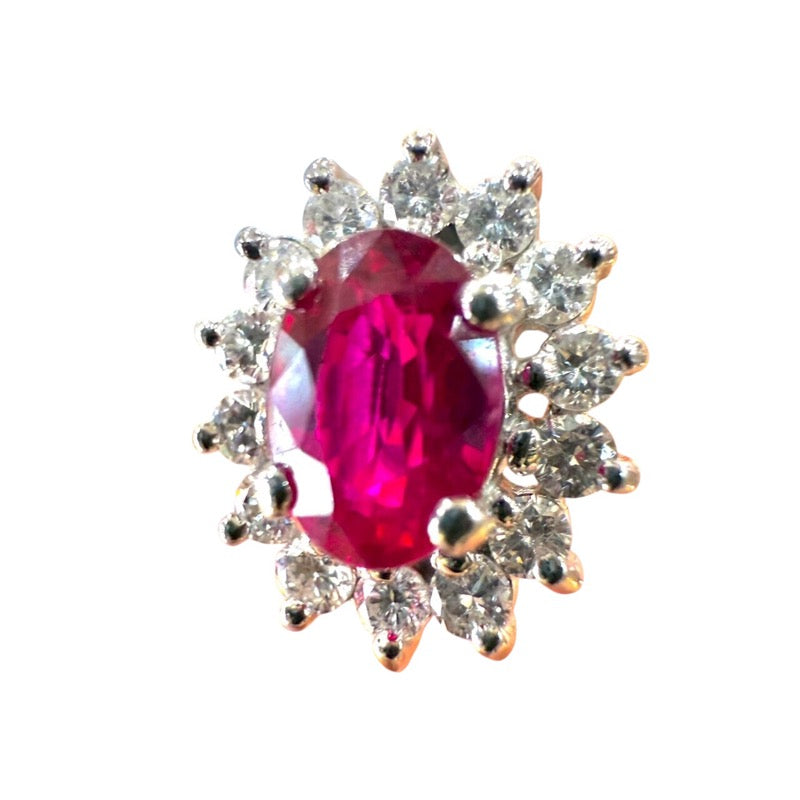 タサキ TASAKI ルビーイヤリング Pt900プラチナ ジュエリー
