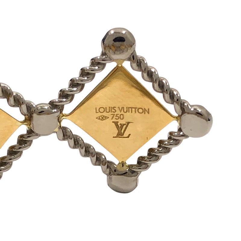 ルイ・ヴィトン LOUIS VUITTON グレシャス グラフィックブラスレバングル 750YG/750WG ジュエリー