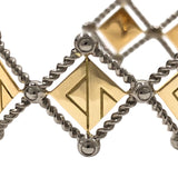 ルイ・ヴィトン LOUIS VUITTON グレシャス グラフィックブラスレバングル 750YG/750WG ジュエリー