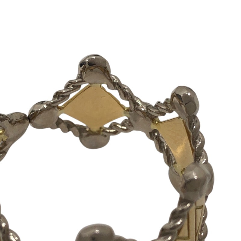 ルイ・ヴィトン LOUIS VUITTON グレシャス グラフィックブラスレリング 750YG/750WG ジュエリー